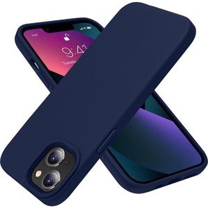 iPhone 13 Navy Blue silicone phone case
